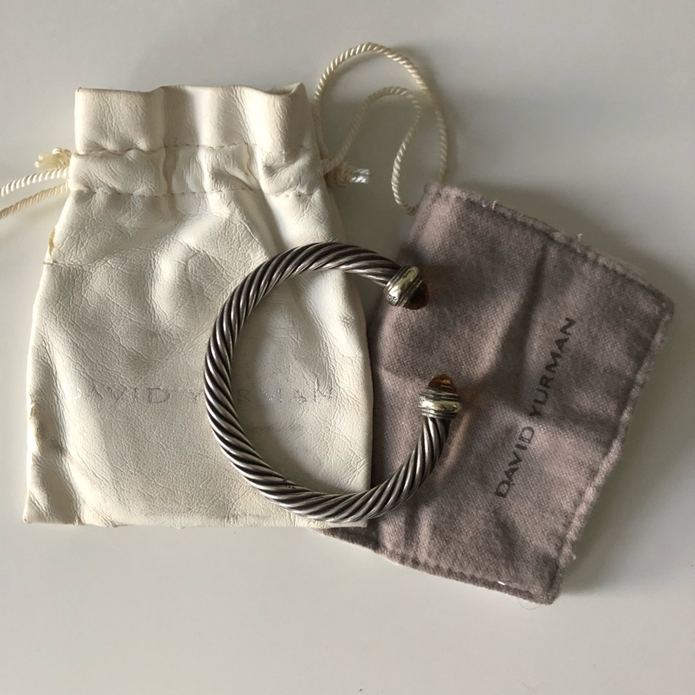 David Yurman citrine cable bracelet 5mm